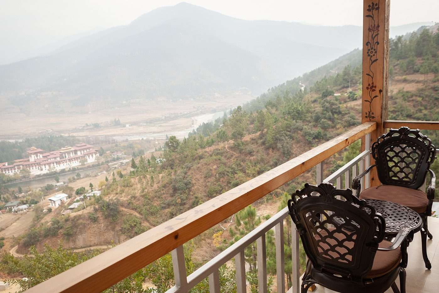 Zhingkham Resort-Balkon