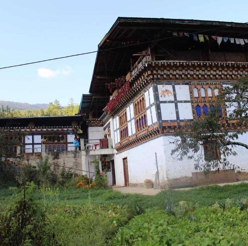 Altes bhutanisches Haus