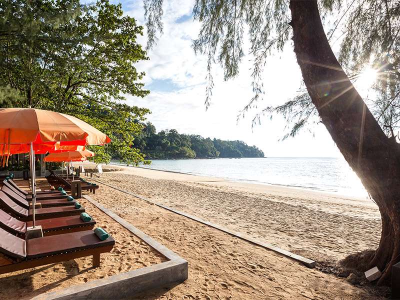 Thailand Strand Außerhalb Resort