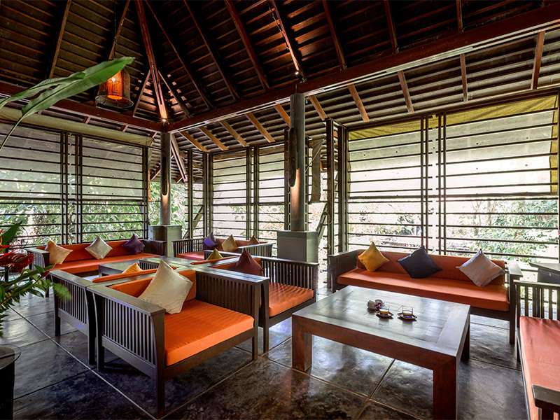 Thailändisches Resort-Restaurant