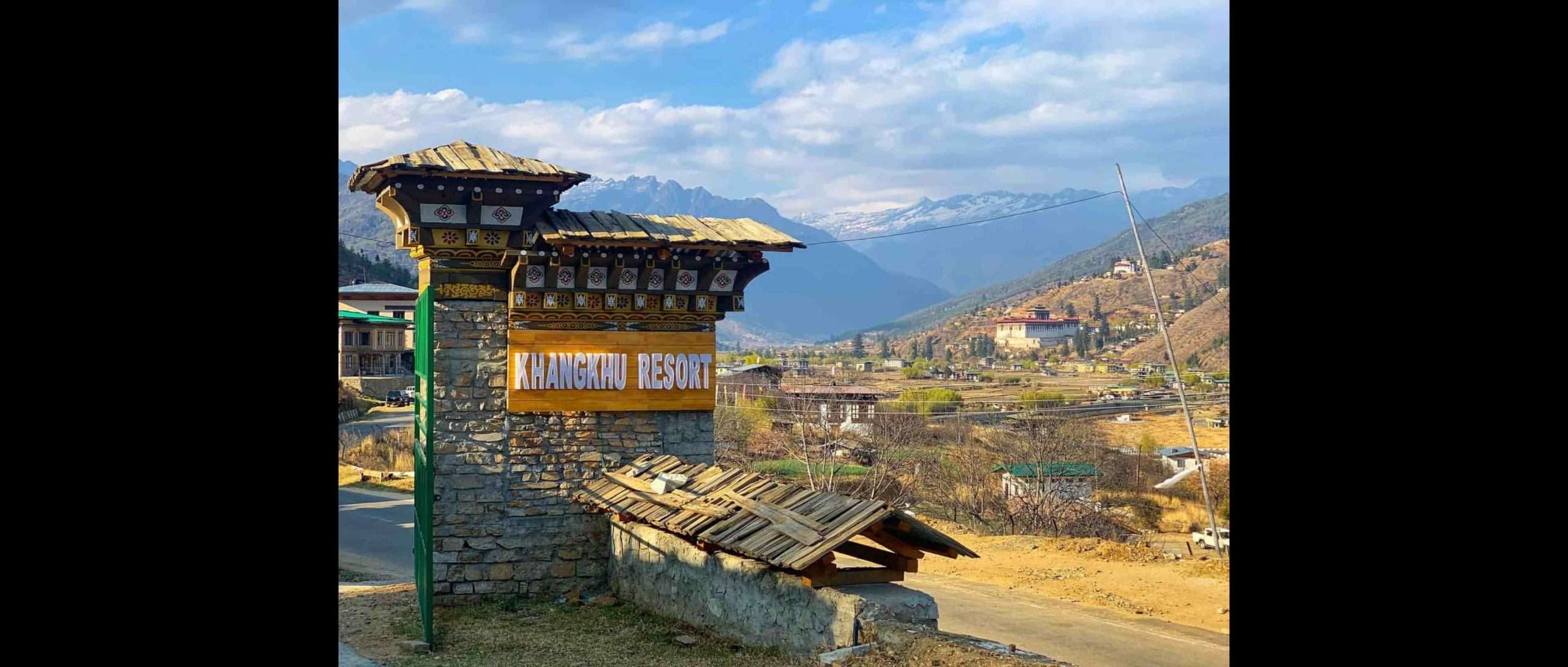 Khangku Resort Beschilderung