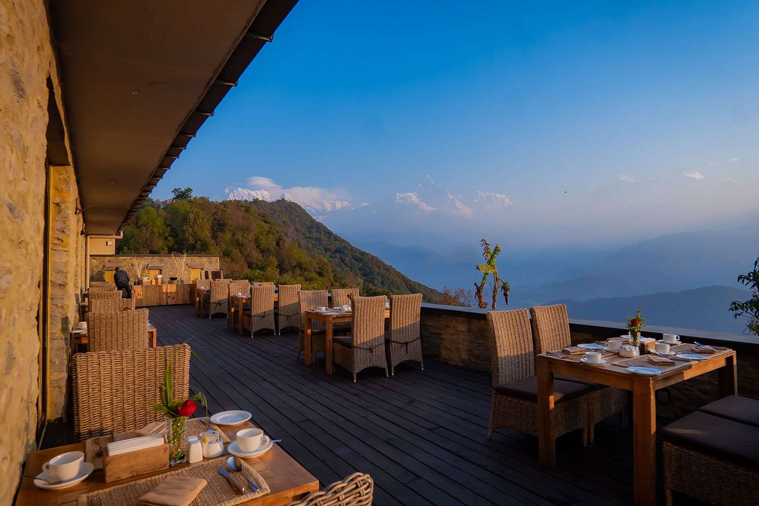 SARANGKOT MOUNTAIN LODGE Ansicht