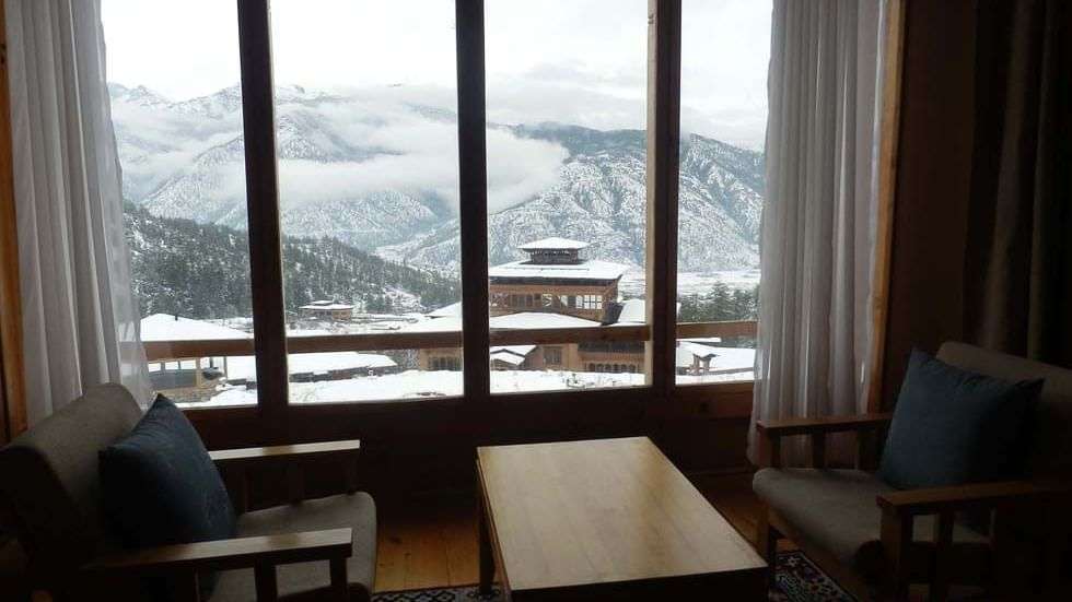 Blick vom Naksel Hotel deluxe Zimmer