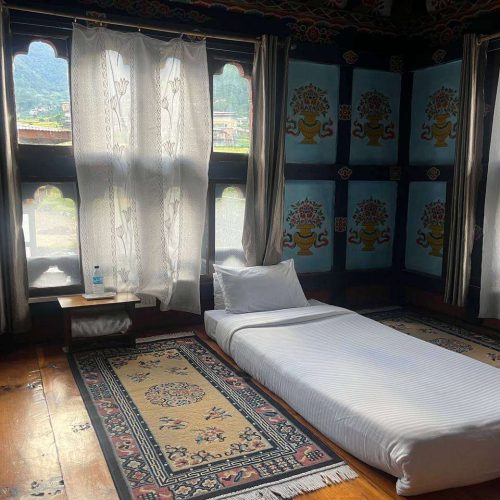 Chimi Lhakhang Dorf Homestay Zimmer