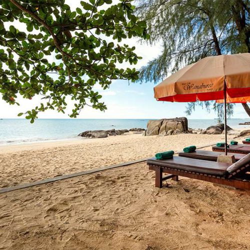 Thailand Strand Außerhalb Resort
