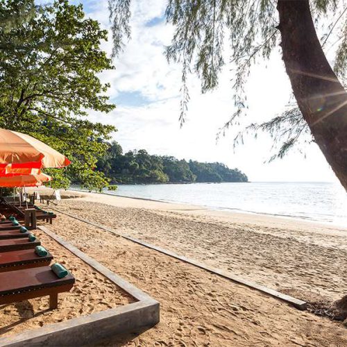 Thailand Strand Außerhalb Resort