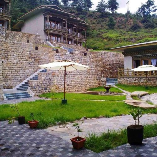 Der Garten des Khangkhu Resorts