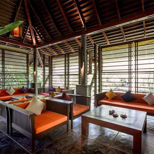 Thailändisches Resort-Restaurant