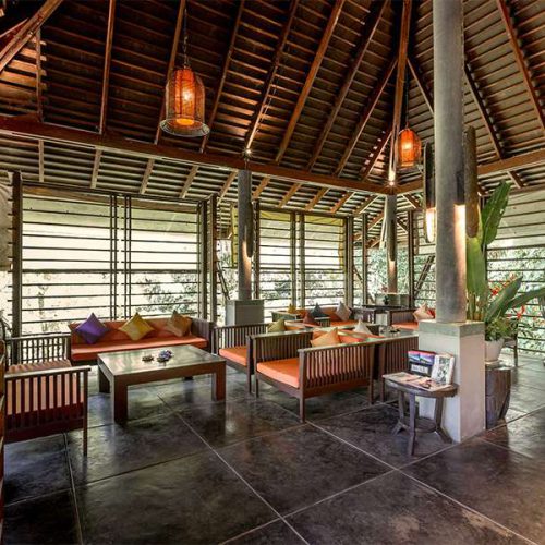 Thailändisches Resort Lobby