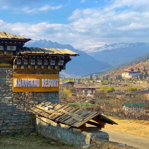 Khangku Resort Beschilderung