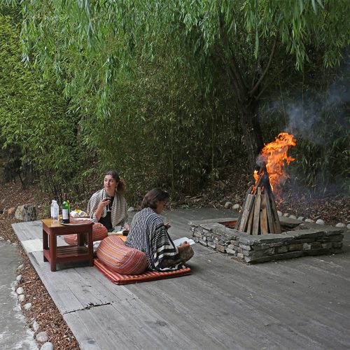 Tashi Namgay Resort fire place