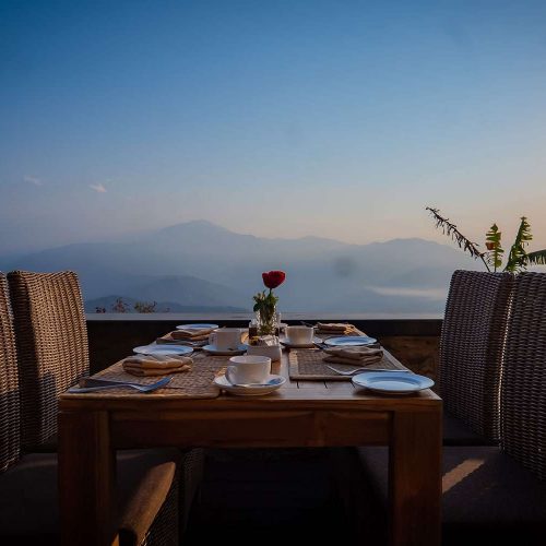 SARANGKOT MOUNTAIN LODGE Ansicht