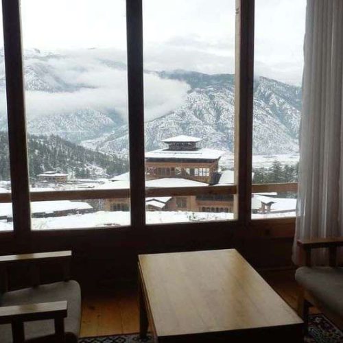 Blick vom Naksel Hotel deluxe Zimmer